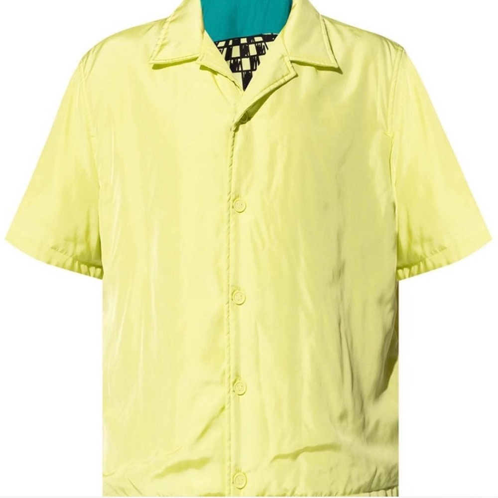 Bottega Veneta Yellow Casual Button Down Shirt